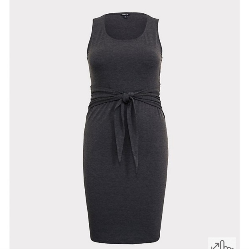 Torrid Gray Jersey Knit Dress Size 4